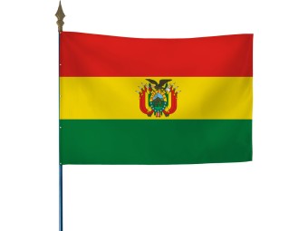 Drapeau des pays du monde sur hampe