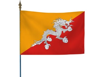 Drapeau des pays du monde sur hampe