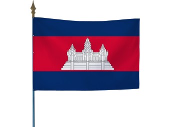 Drapeau des pays du monde sur hampe