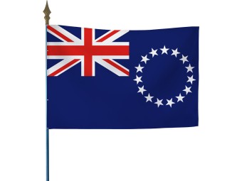 Drapeau des pays du monde sur hampe
