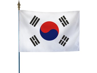 Drapeau des pays du monde sur hampe