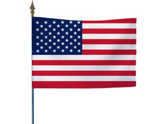 Drapeau des pays du monde sur hampe