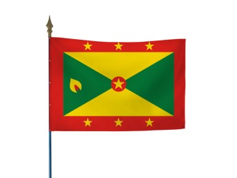Drapeau des pays du monde sur hampe