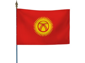 Drapeau des pays du monde sur hampe