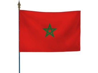 Drapeau des pays du monde sur hampe