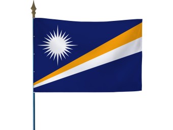 Drapeau des pays du monde sur hampe