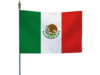 Drapeau des pays du monde sur hampe