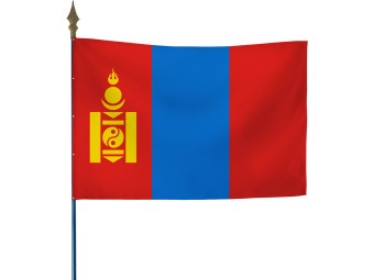 Drapeau des pays du monde sur hampe