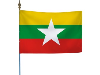 Drapeau des pays du monde sur hampe