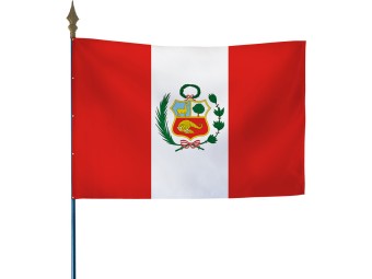 Drapeau des pays du monde sur hampe