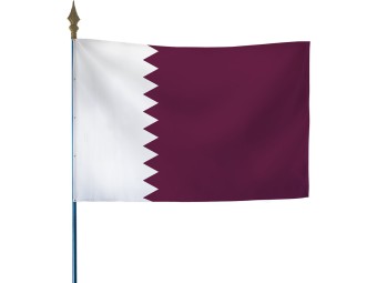 Drapeau des pays du monde sur hampe