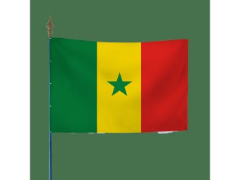 Drapeau des pays du monde sur hampe
