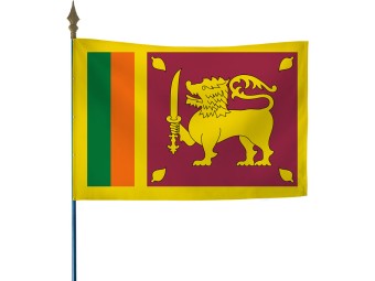 Drapeau des pays du monde sur hampe