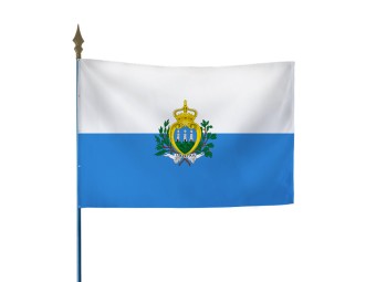 Drapeau des pays du monde sur hampe