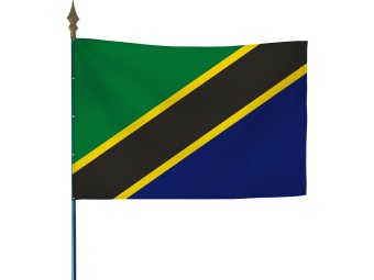 Drapeau des pays du monde sur hampe