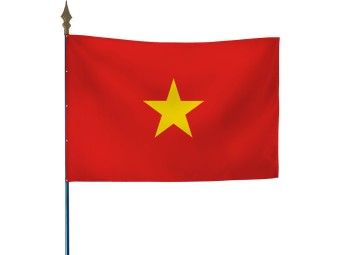 Drapeau des pays du monde sur hampe