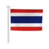 Pavillon des pays du monde pour mât