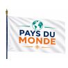 Drapeau des pays du monde sur hampe