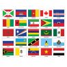 Oriflamme des pays du monde