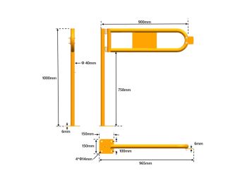 Barrière d'entrepôt modulaire