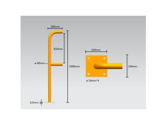 Barrière d'entrepôt modulaire