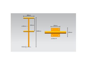 Barrière d'entrepôt modulaire