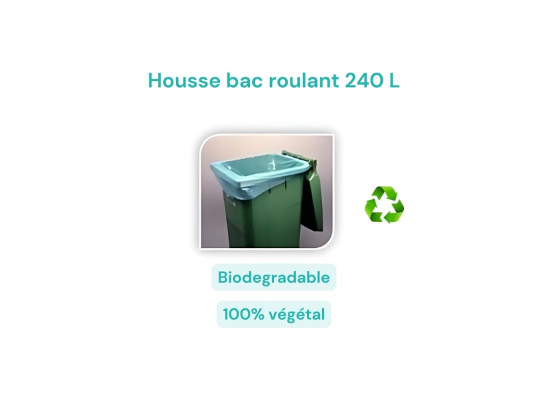Housse pour conteneur 240L Housse pour conteneur 240L