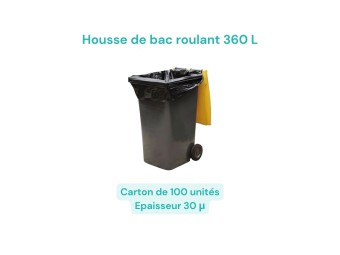 Housse pour conteneur 360L