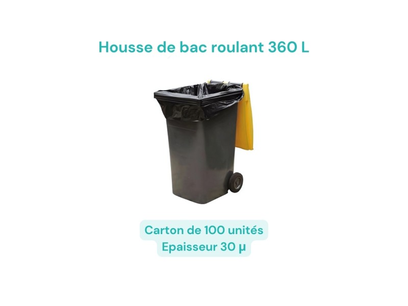 Housse pour conteneur 360L Housse pour conteneur 360L