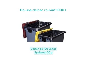 Housse pour conteneur 1000L
