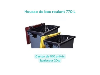 Housse pour conteneur 770L