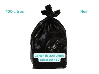 Sac poubelle noir 100L