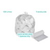 Sac poubelle translucide 130L