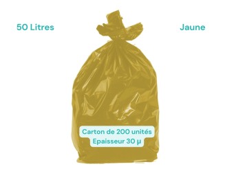 Sac poubelle de couleur 50L
