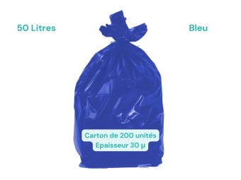 Sac poubelle de couleur 50L