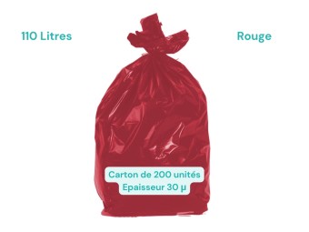 Sac poubelle de couleur 110L
