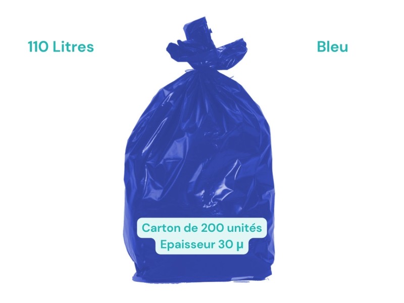 Sac poubelle de couleur 110L Sac poubelle de couleur 110L