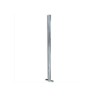 Poteau acier à sceller 60 mm pour poubelle Elegant