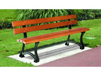 Banc exterieur Madrid en bois exotique