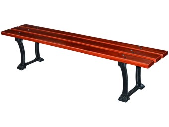 Banquette exterieure Pampelune en bois exotique