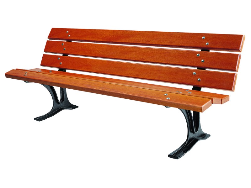 Banc exterieur Barcelone en bois exotique Banc exterieur Barcelone en bois exotique