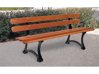 Banc exterieur Saragosse en bois exotique