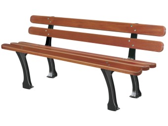 Banc exterieur Lugo en bois exotique