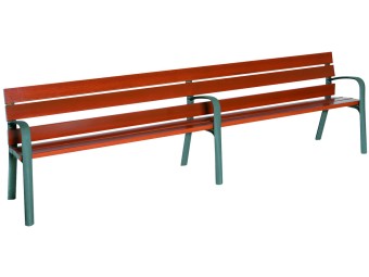 Banc exterieur Modo en bois exotique