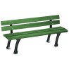 Banc exterieur Glasgow en plastique recyclé