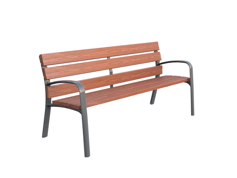 Banc exterieur Modo en bois technique Banc exterieur Modo en bois technique