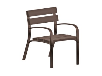 Fauteuil exterieur Modo Ecocity en bois technique