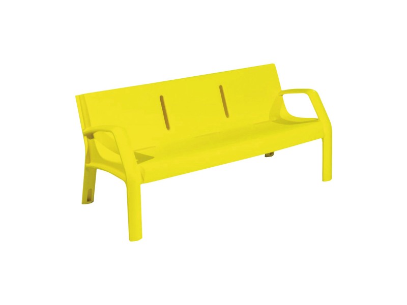 Banc exterieur Alvium en plastique recyclé Banc exterieur Alvium en plastique recyclé