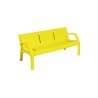 Banc exterieur Alvium en plastique recyclé