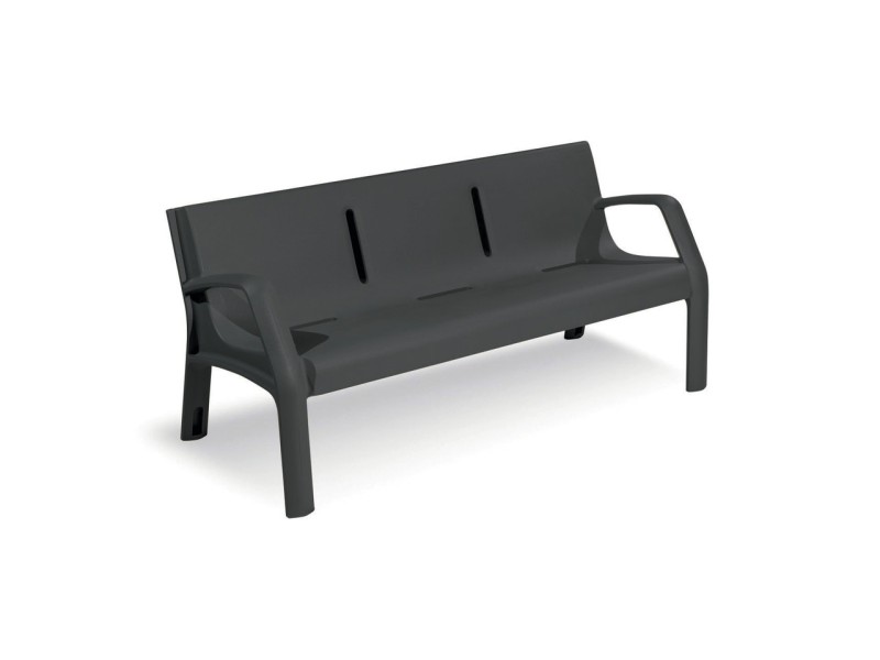 Banc exterieur Alvium en plastique recyclé Banc exterieur Alvium en plastique recyclé